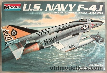 Monogram 1/72 US Navy F-4J Phantom II - VF-92 USS Constellation, 5440 plastic model kit